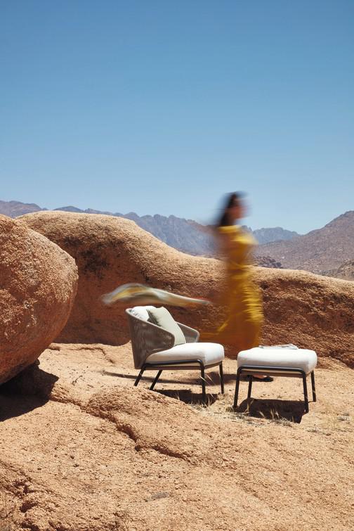 MNST317 1 мест. кресло кремень перец Manutti Radius - Вид №19