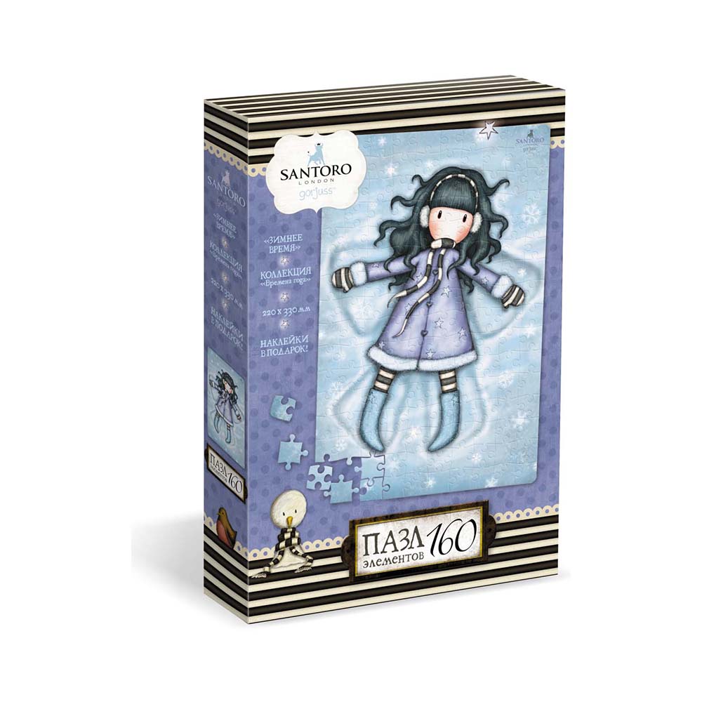 04775 Пазл 160 элемент. "Зимнее время" Santoro 