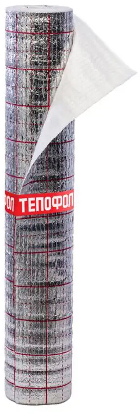 91790546 Теплоотражающая изоляция Тепофол для теплых полов 1.2x25м 8мм 30м² STLM-1018487