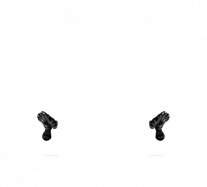 Gentry Home Bexley Cast iron bathtubs with feet Цветок темный никель GH102237