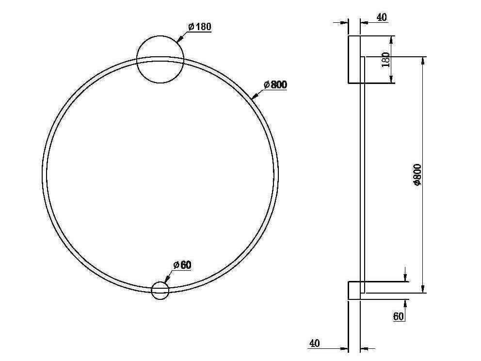 Алюминиевый светодиодный настенный светильник Maytoni Halo ARCH-00029343 - Вид №11