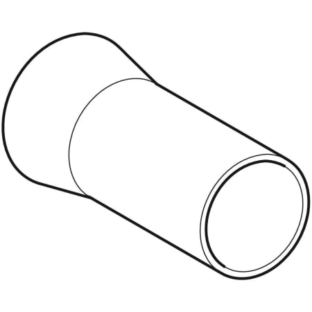 32413 Переходник Geberit Mapress из нержавеющей стали, с концевиком для сварки и гладким концевиком Geberit  - Вид №1