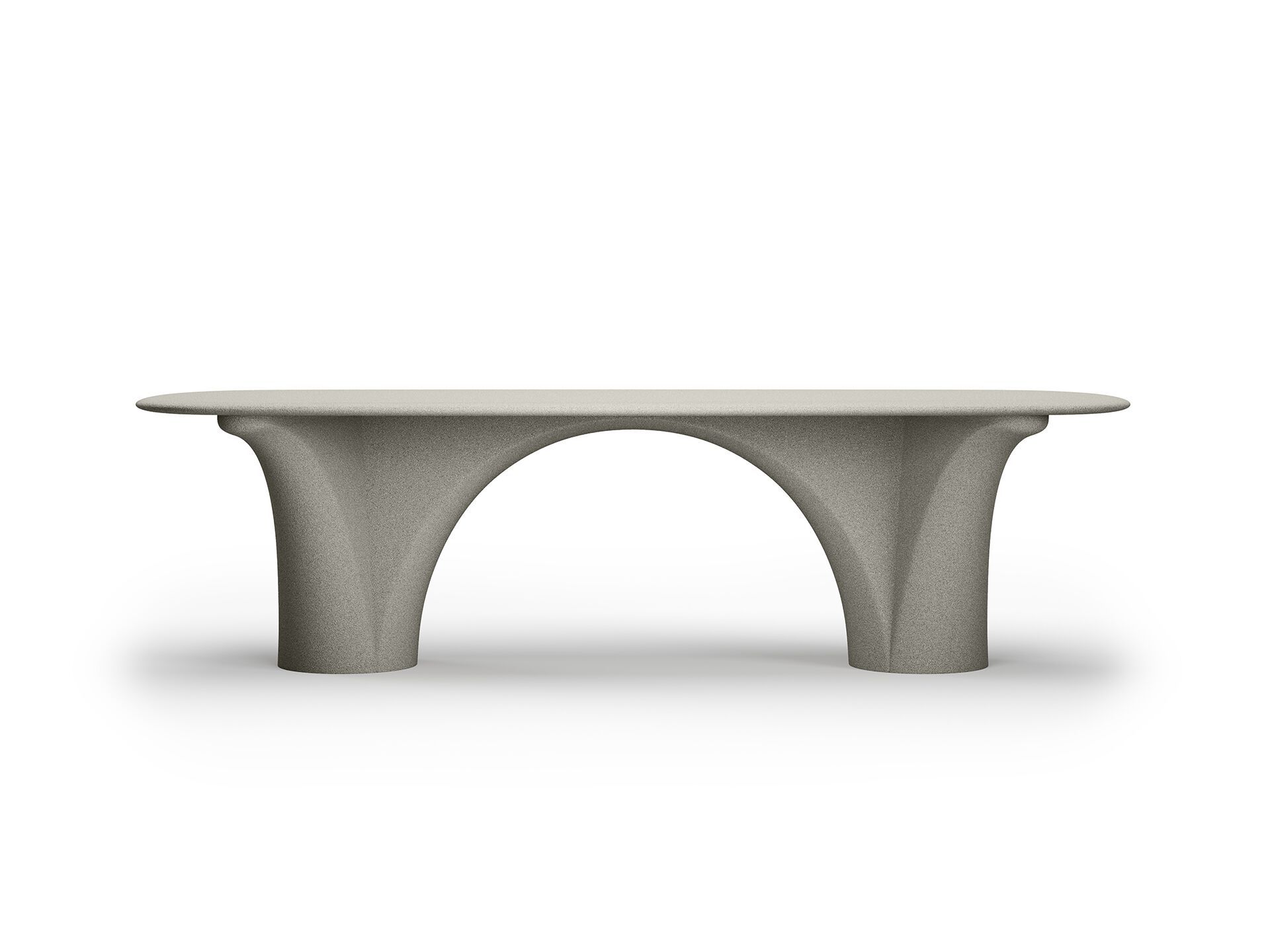 Овальный садовый стол из песчаника SNOC Savio ARCH-00150265 - Вид №4