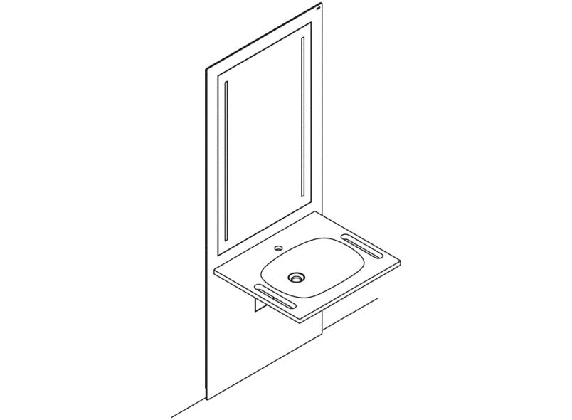 S50.01.312010 Туалетный модуль HEWI S 50 Module  - Вид №6