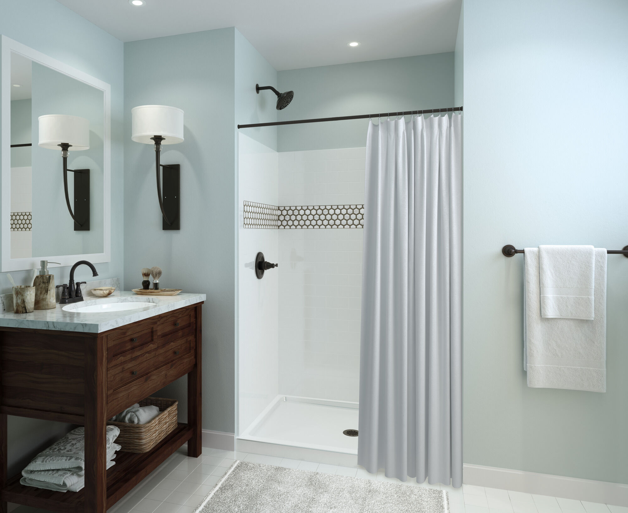 Монитор серии 14 для ванны и душа Delta Faucet Porter 144984C-OB-A - Вид №8