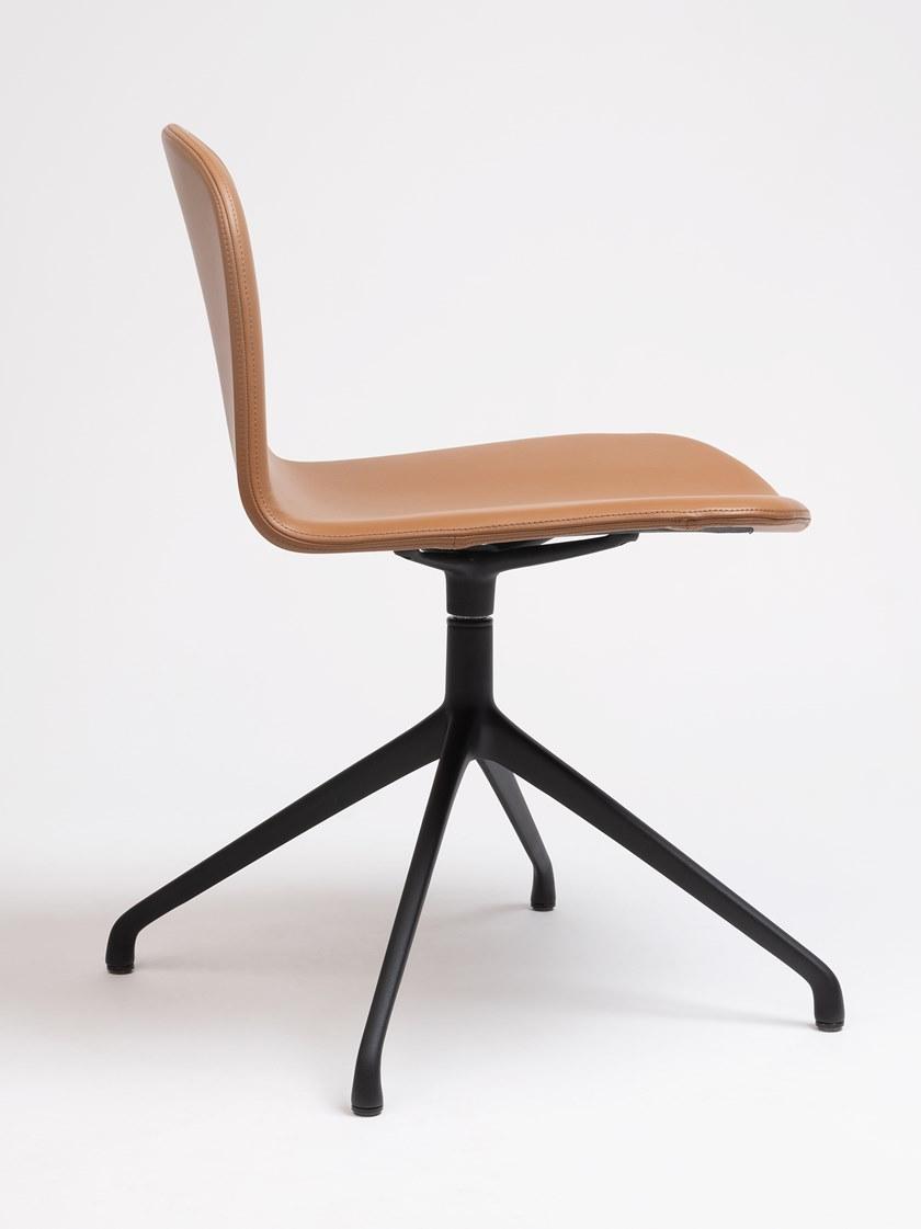 ONDARRETA Вращающееся кресло на козелке из кожи Bob xl sun-id-1492380 - Вид №2