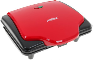 1085235 Вафельница Aresa AR-2801 красный