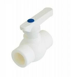 Кран шаровый KALDE D20 с рычагом белый