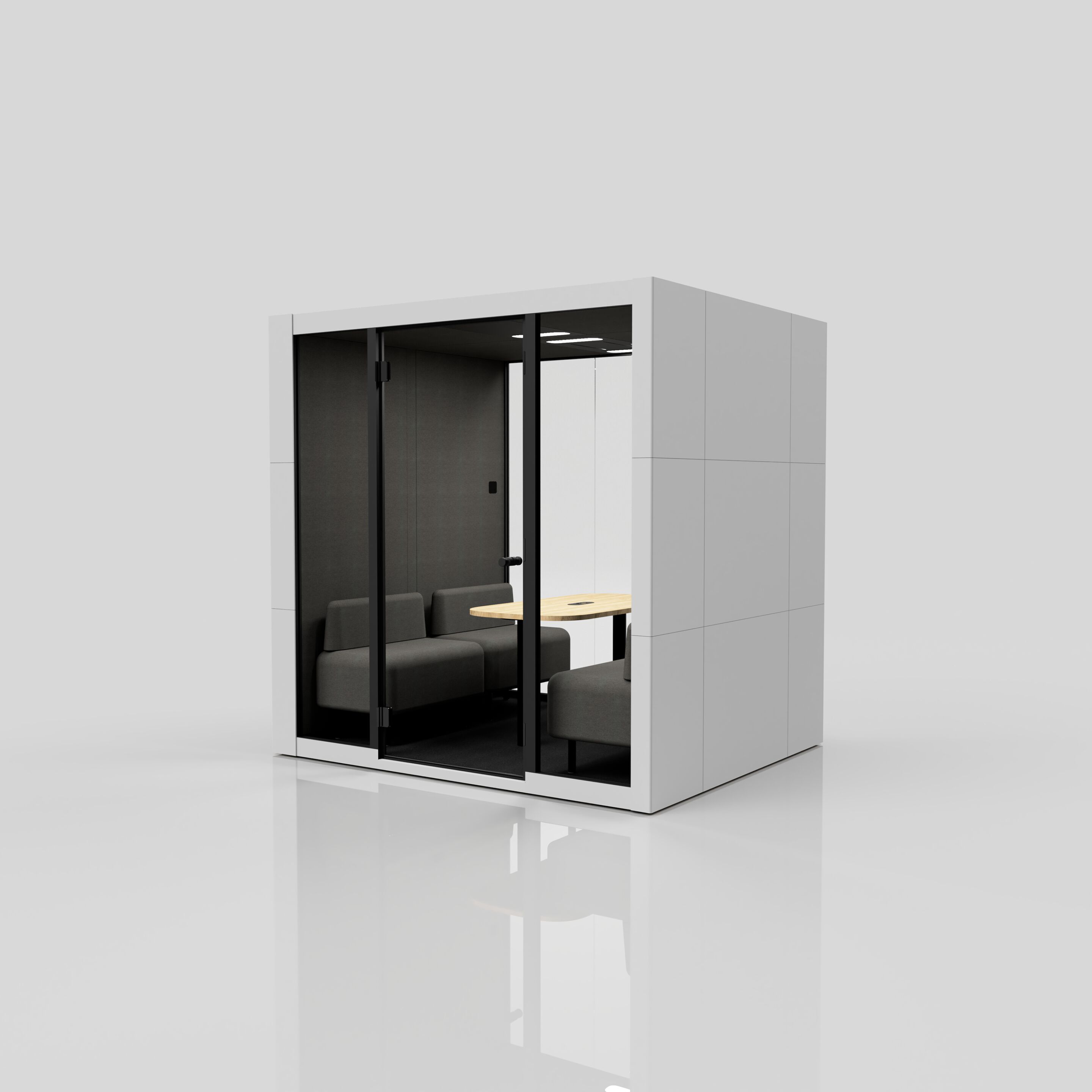 Многосторонняя акустическая офисная кабина со встроенным освещением SilentLab SPARK ARCH-00099142 - Вид №1