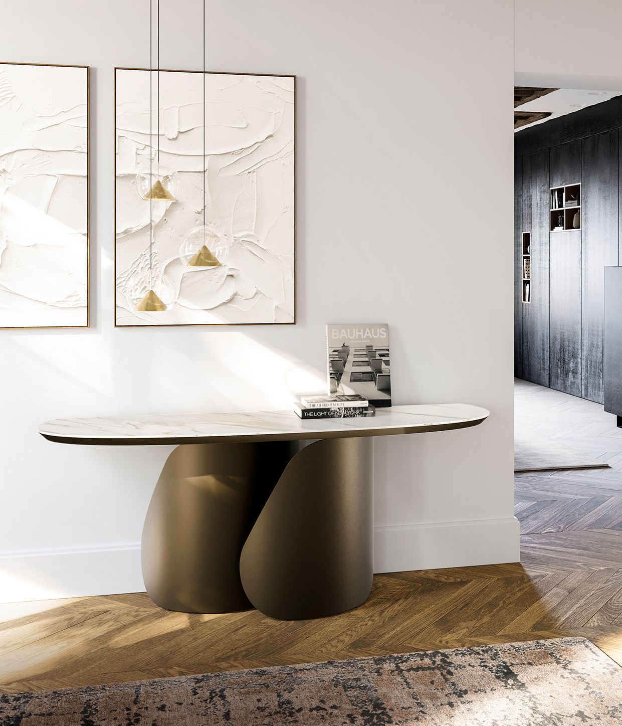 Керамическая прямоугольная консоль EFORMA Onda ARCH-00102164