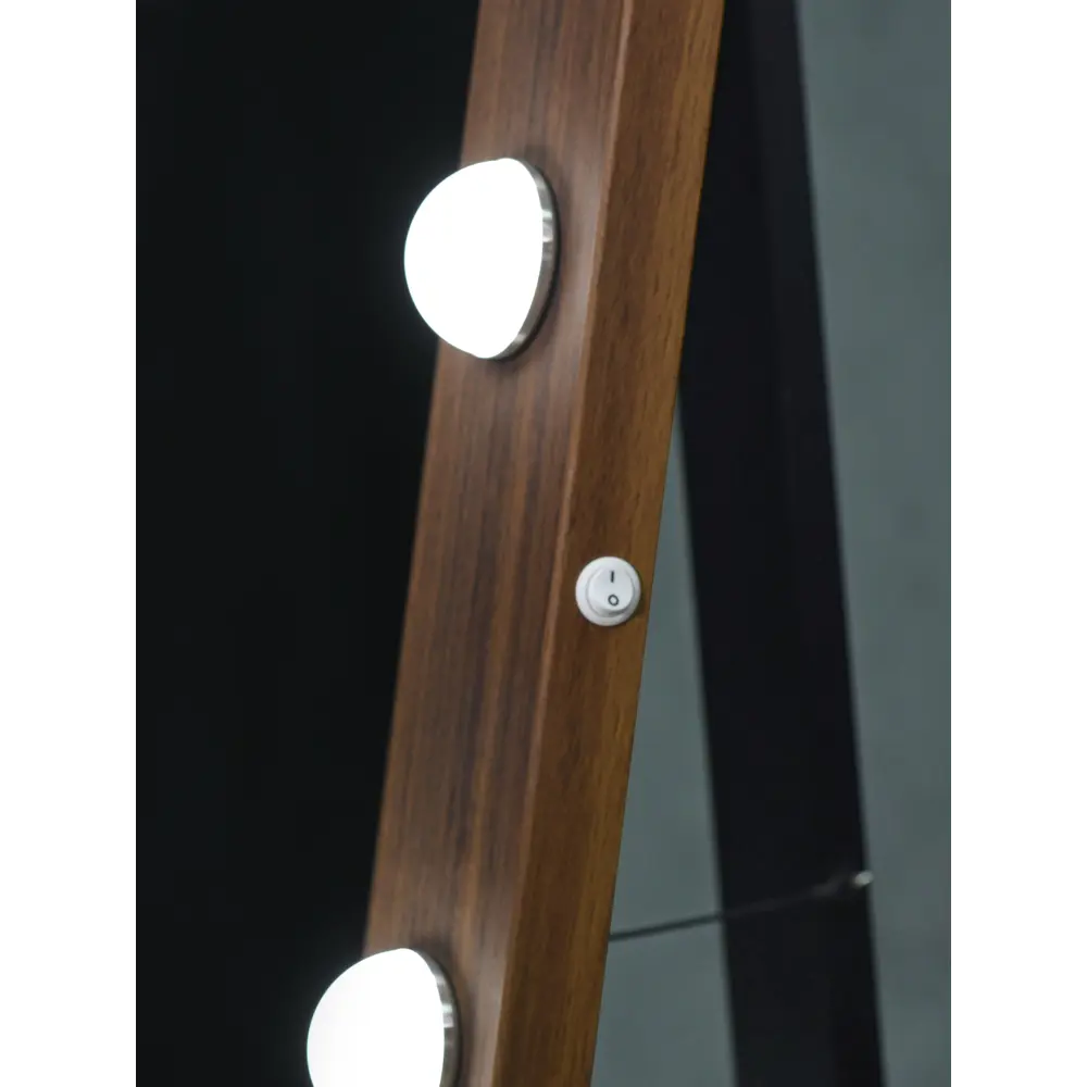 INSPIRE Тибет — гримерное зеркало с подсветкой 60×175 см в багете орех 86728472 STLM-0070989 - Вид №10