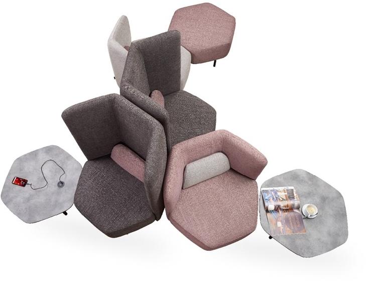 ROSSIN Пуф из акриловой ткани Picco sun-id-1502242 - Вид №1