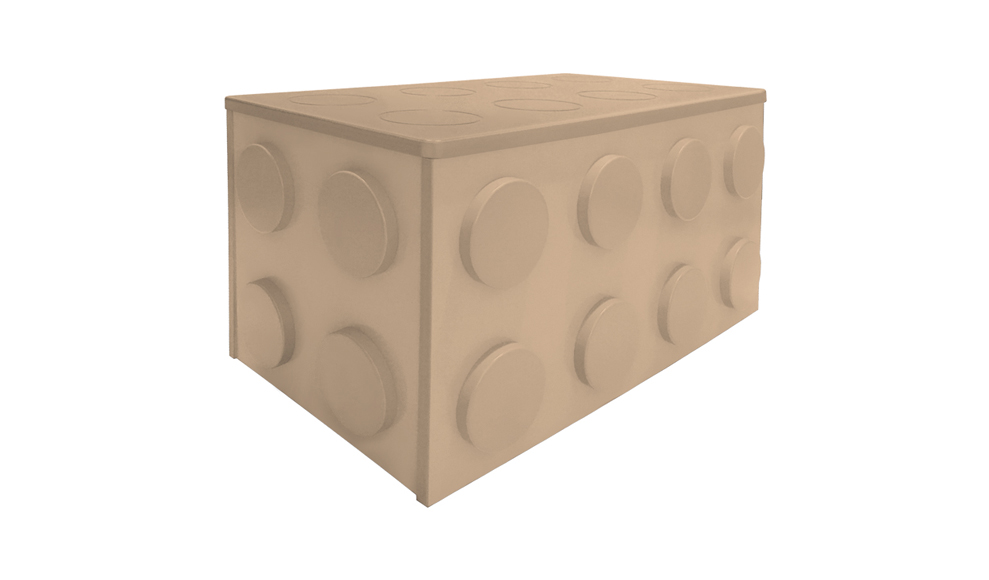 Ящик для игрушек крашеный "Леголенд" МАНДАРИН ЛЕГОЛЕНД 179565 Зеленый Santreyd  - Вид №2