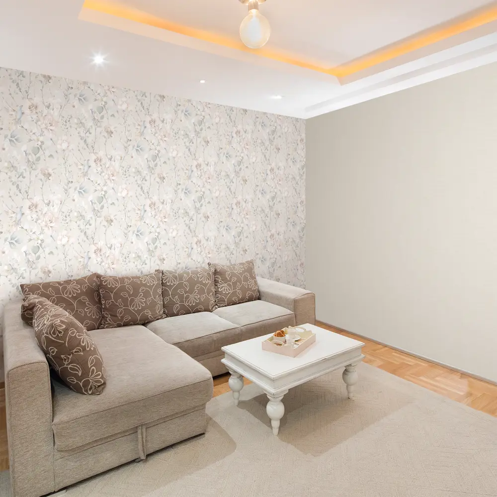 Обои флизелиновые Ateliero Garden бежевые 1.06x10 м At283252 STLM-2133821 - Вид №3