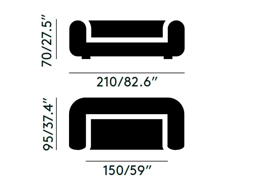 3-местный модульный тканевый диван Tom Dixon Plump sofa ARCH-00105906 - Вид №8