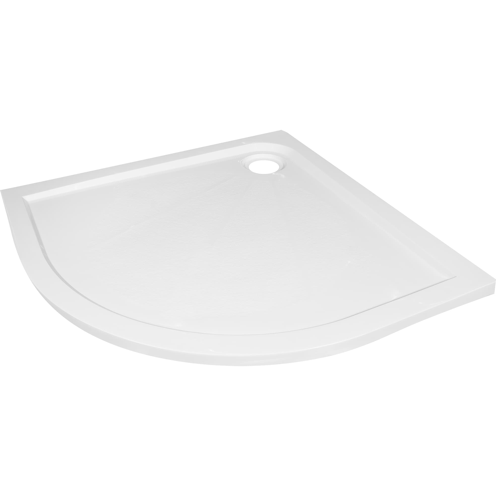 18686590 Поддон душевой 1/4 круга Эклипс литьевой мрамор 90х90 см Santreyd 