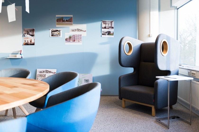 Mikomax Smart Office Стул Wing из шерсти Packman sun-id-1507975 - Вид №2