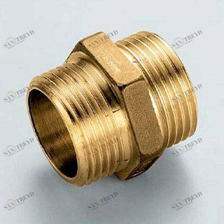 Ниппель 2''x2'' латунь TIEMME 1500081