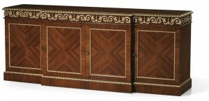 OAK Комод из розового дерева с дверцами Galleria