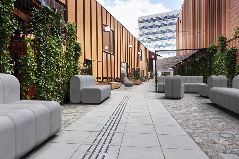 Blå Station Модульная скамья из бетона Bob Bla Station sun-id-1407536 - Вид №3