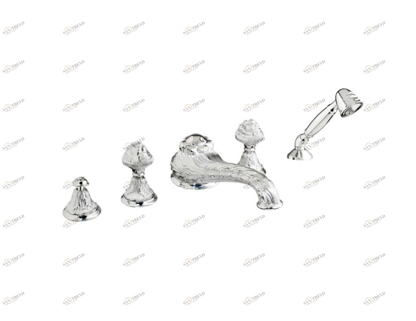 230416.B050.50 Набор для ванны с пятью отверстиями Яркий хром Mestre Versailles