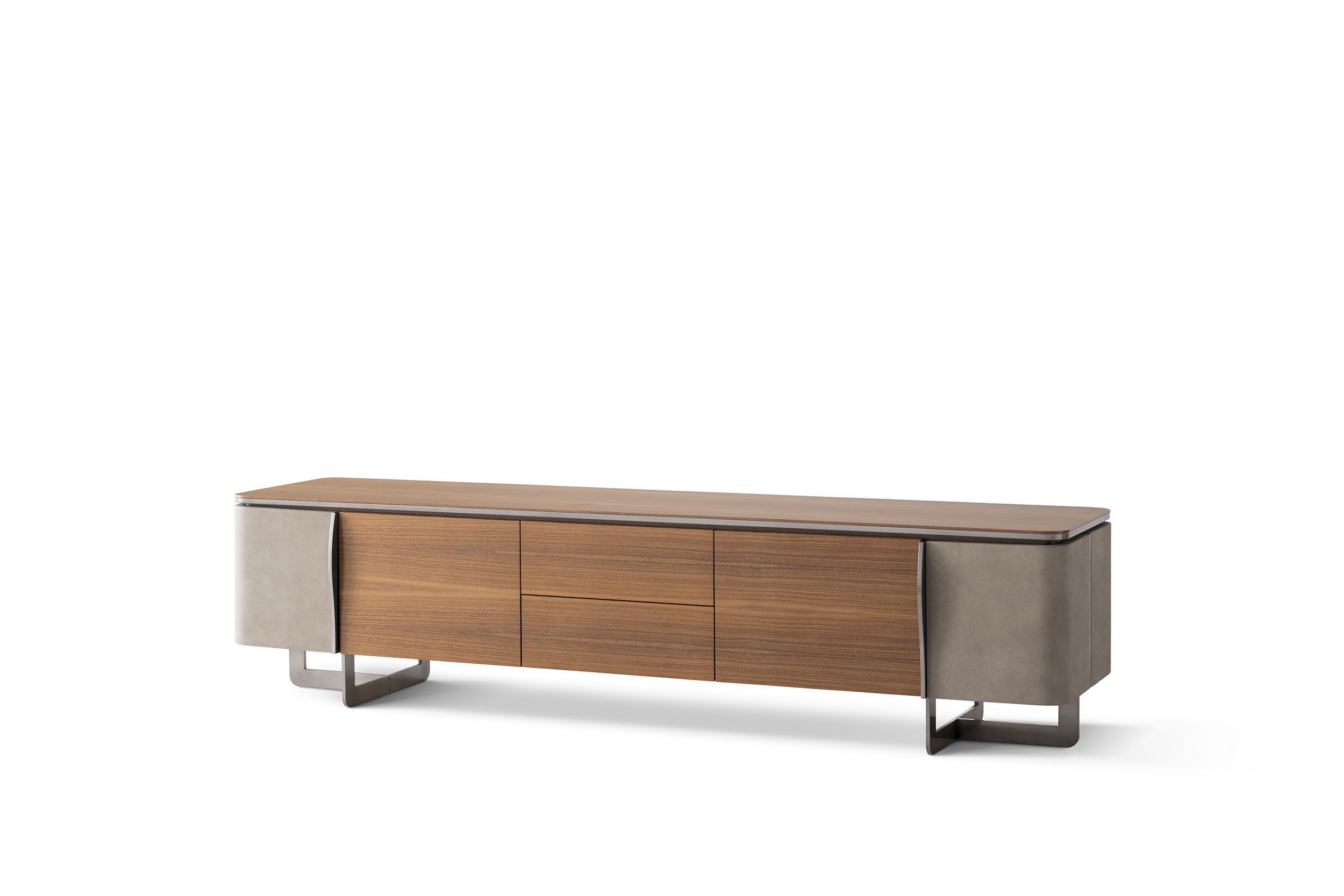 Деревянный двухсторонний низкий сервант OAK New York Suite ARCH-00030249 - Вид №1