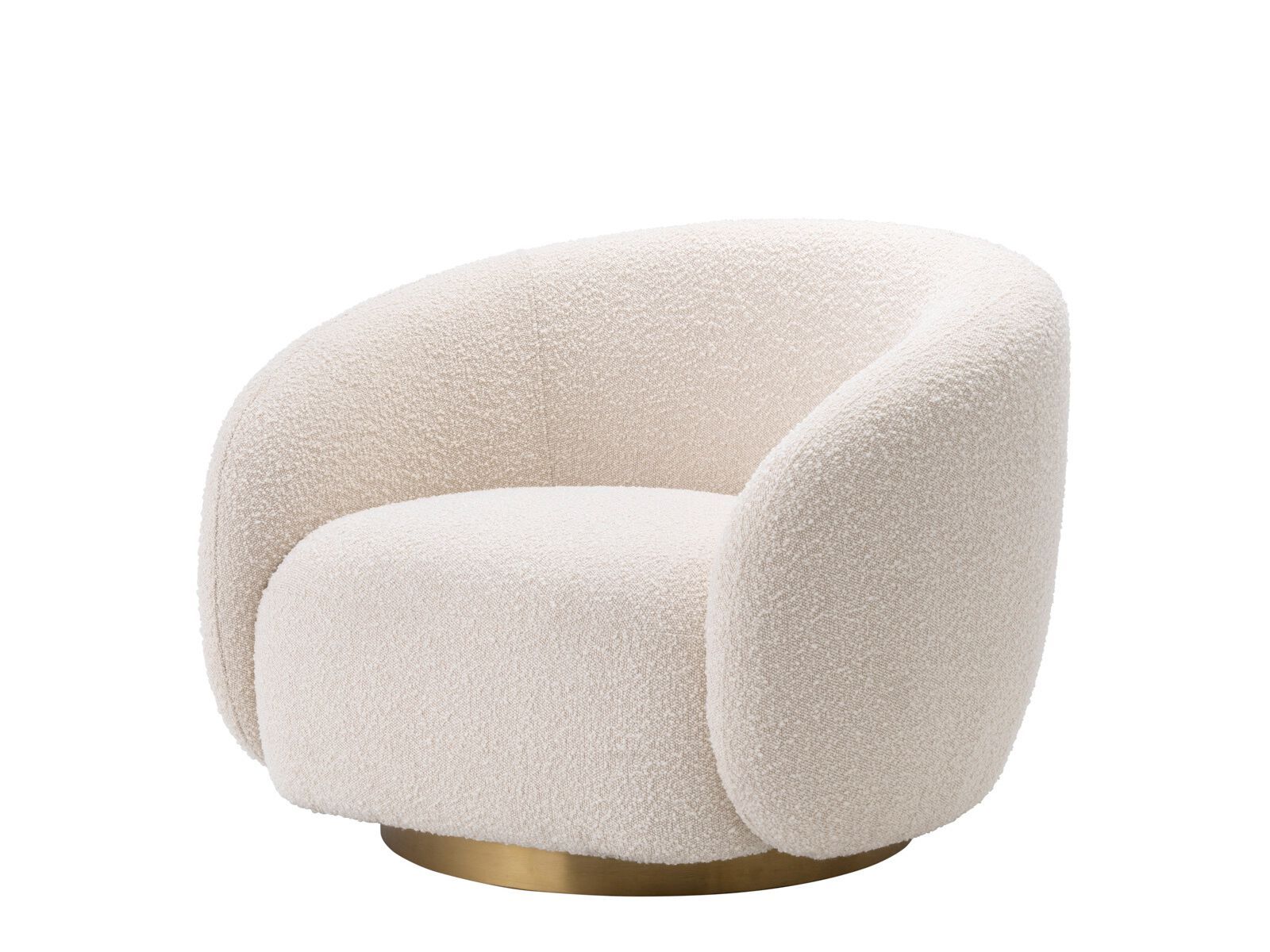 Тканевое вращающееся кресло с подлокотниками Eichholtz BRICE ARCH-00068936