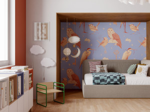 Обои с рисунком для детей