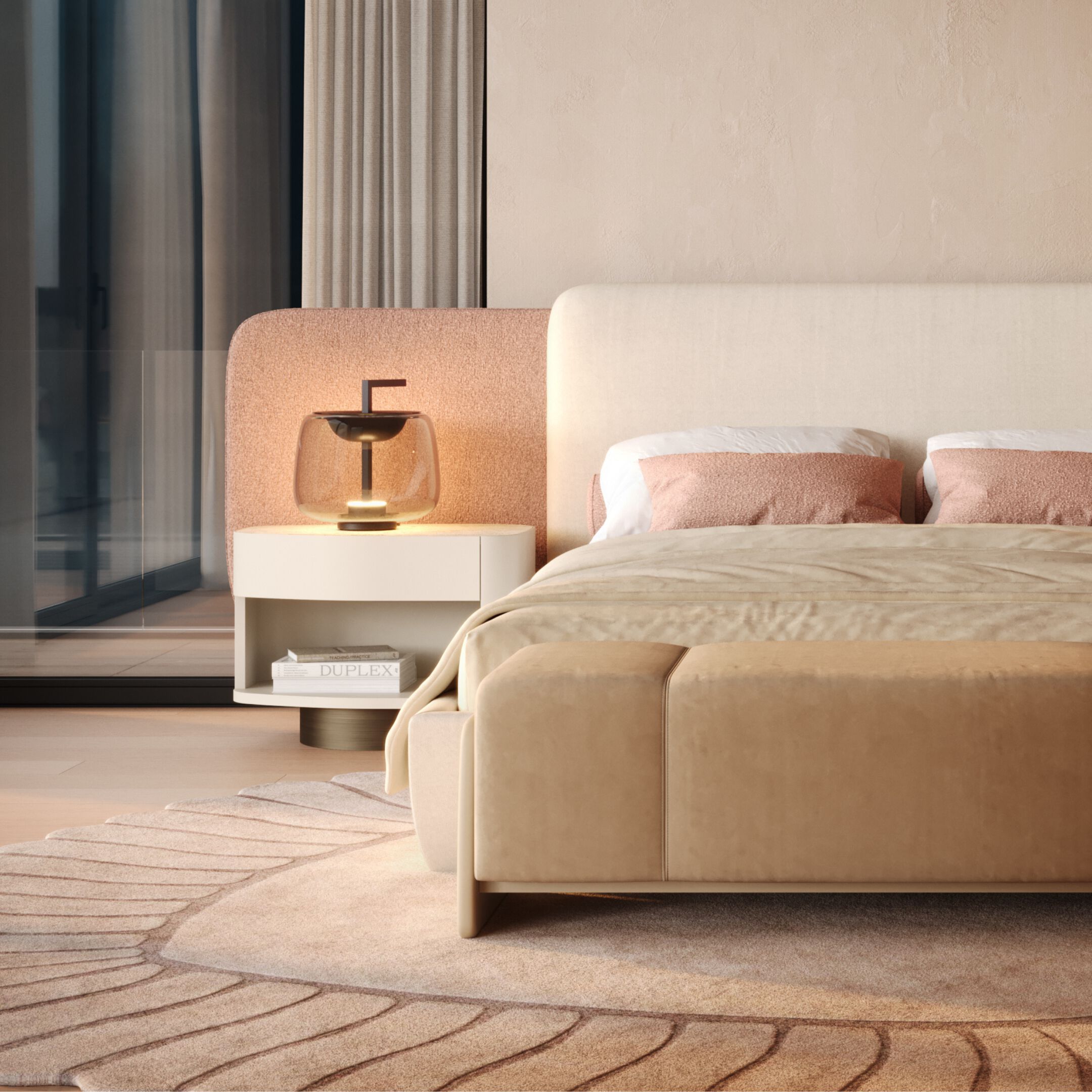 Деревянная тумбочка с ящиками и каменной столешницей Stylish Club Stone ARCH-00021986 - Вид №2