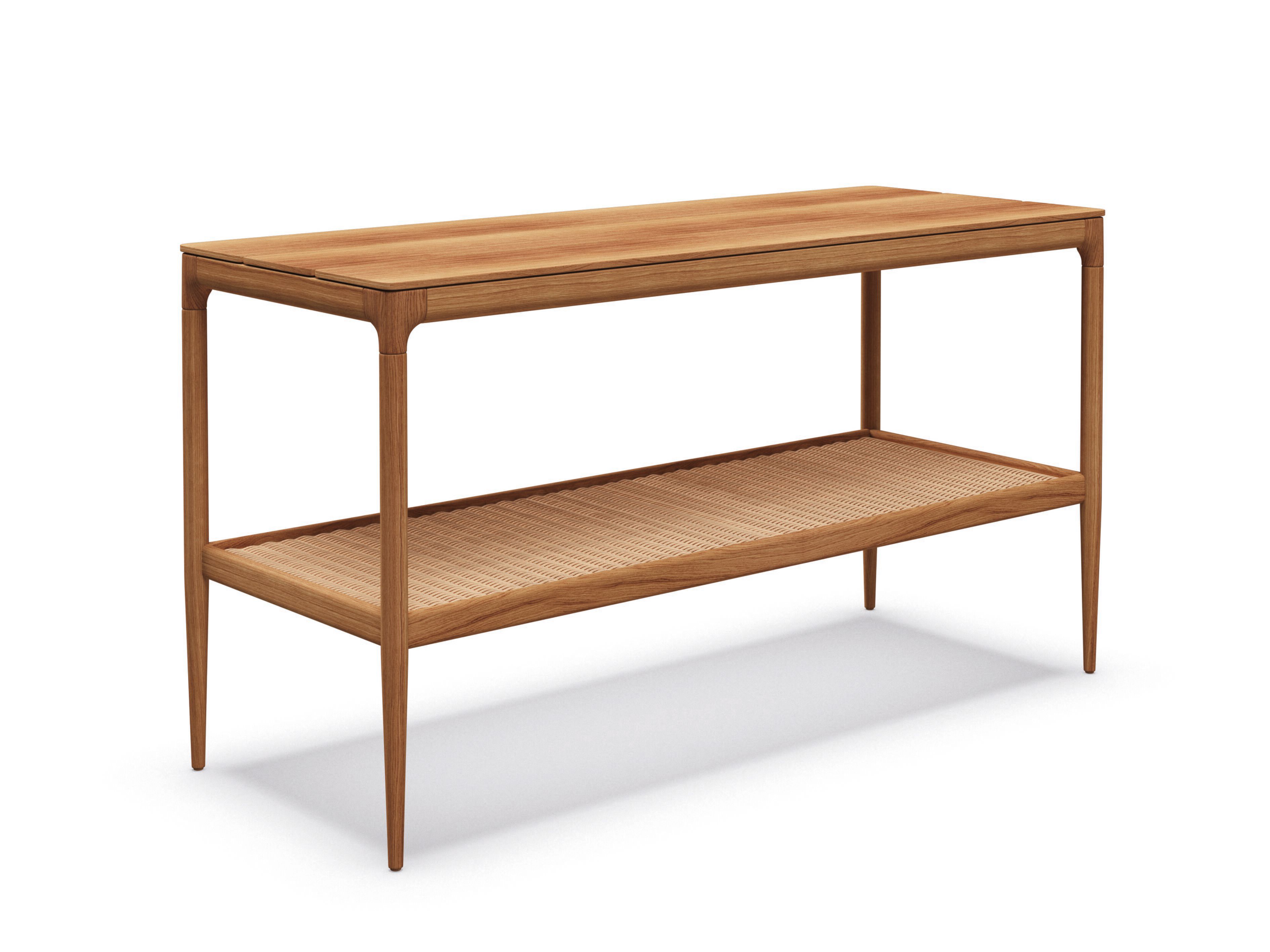 Высокий прямоугольный стол для сервировки сада из тикового дерева Gloster ARCH-00022451