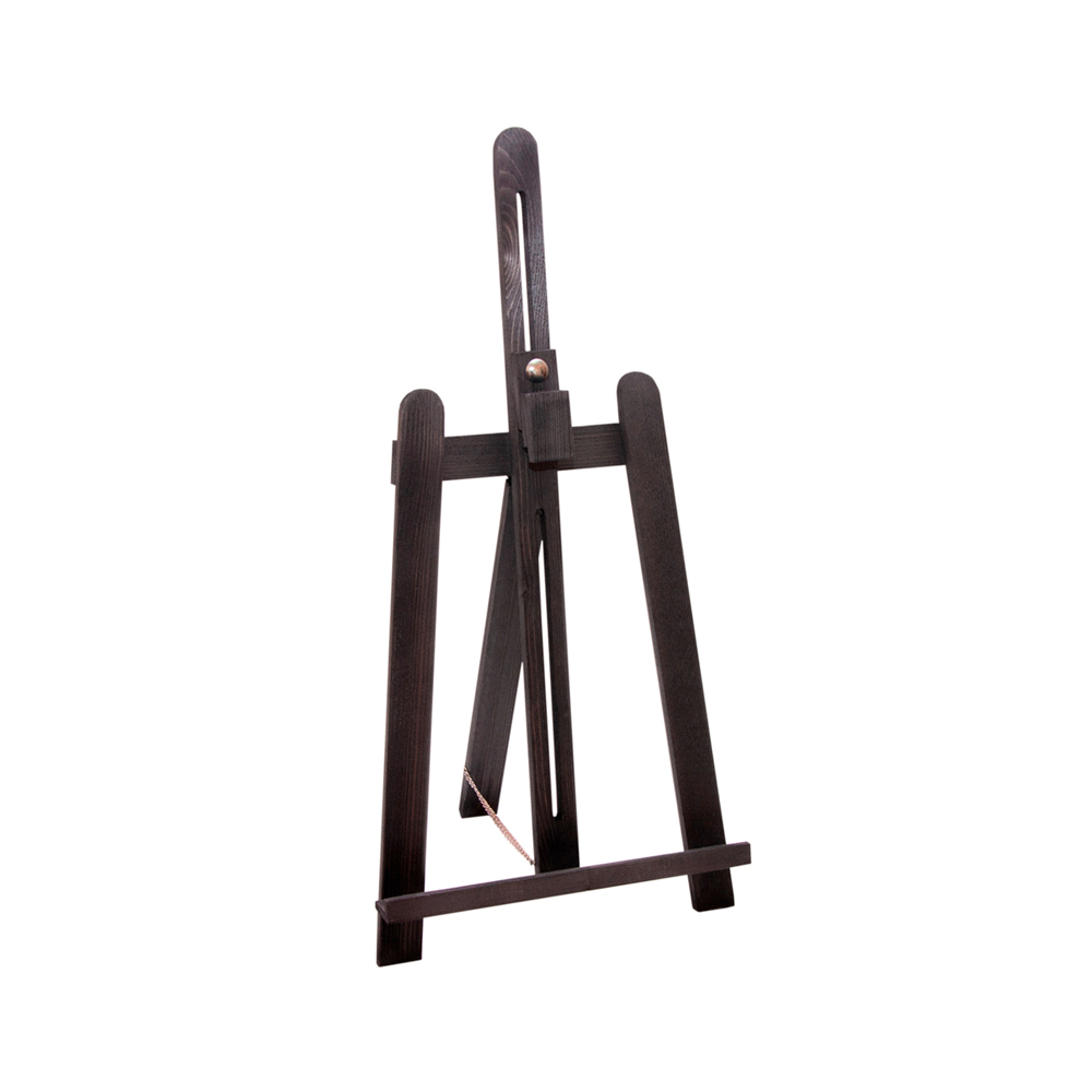 132001 Мольберт настольный Лира черный дерево 26х55 см Малевичъ 