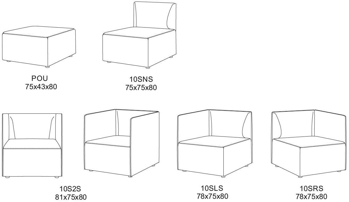 Recor Home Кресло из ткани с подлокотниками с высокой спинкой Central sun-id-1351212 - Вид №2