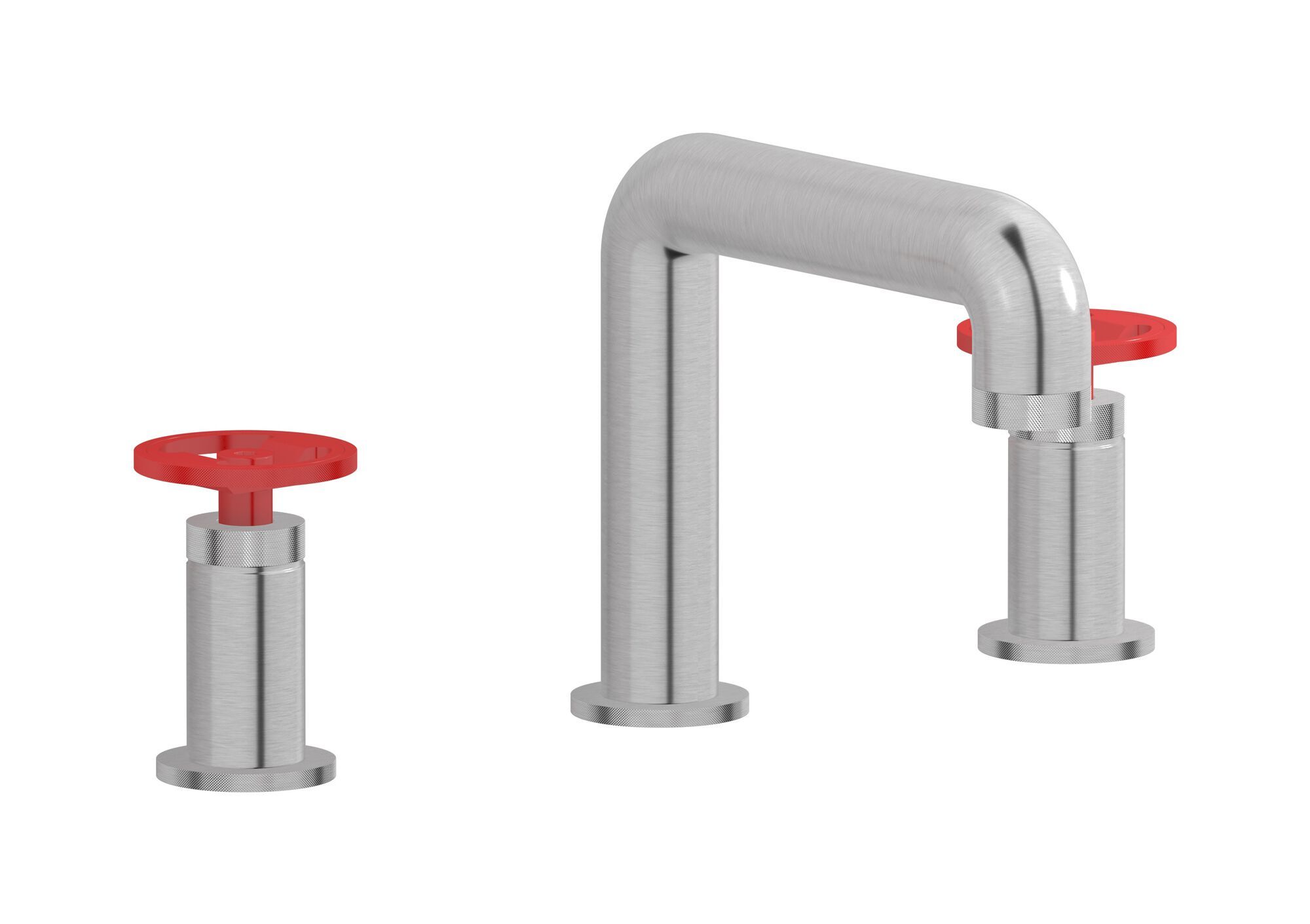 Смеситель для раковины с 3 отверстиями для пола с автоматическим сливом IB Bold ARCH-00060868 - Вид №1