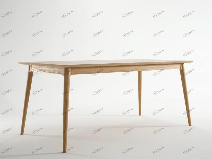 KARPENTER Раздвижной прямоугольный деревянный стол для гостиной Vintage sun-id-1461009