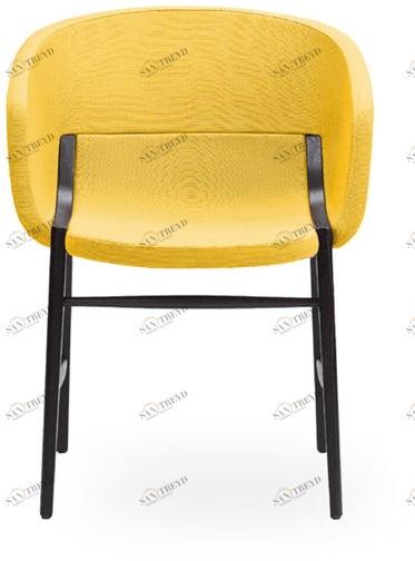 ROSSIN Стул из ткани с подлокотниками Cleo wood sun-id-1507432