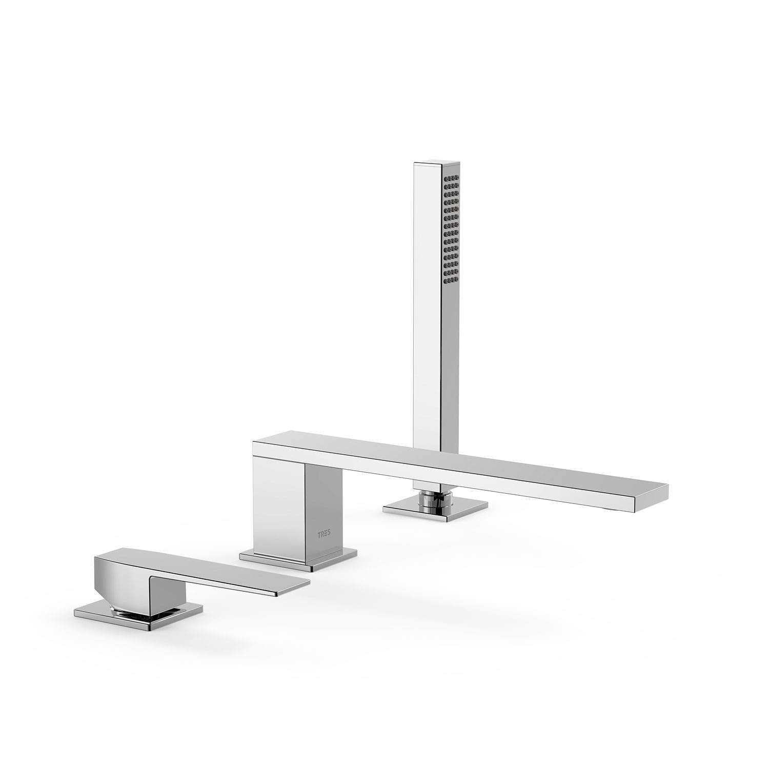 ТОНКИЙ смеситель для ванны с одной ручкой -20216101 TRES 