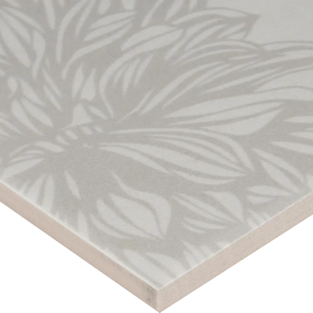 Плитка настенная Osaka Flower 20x50 см 1.3 м² цвет серый 82497526 STLM-2072676 Golden Tile - Вид №1