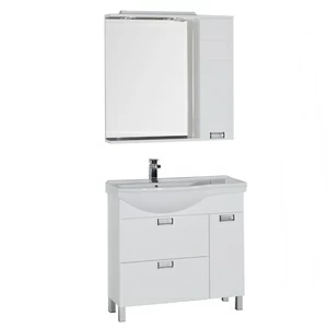 Комплект мебели Aquanet Сити 90 L белый