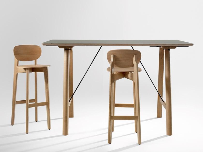 ZEITRAUM Барный стул высокий деревянный Zenso sun-id-1513204 - Вид №8