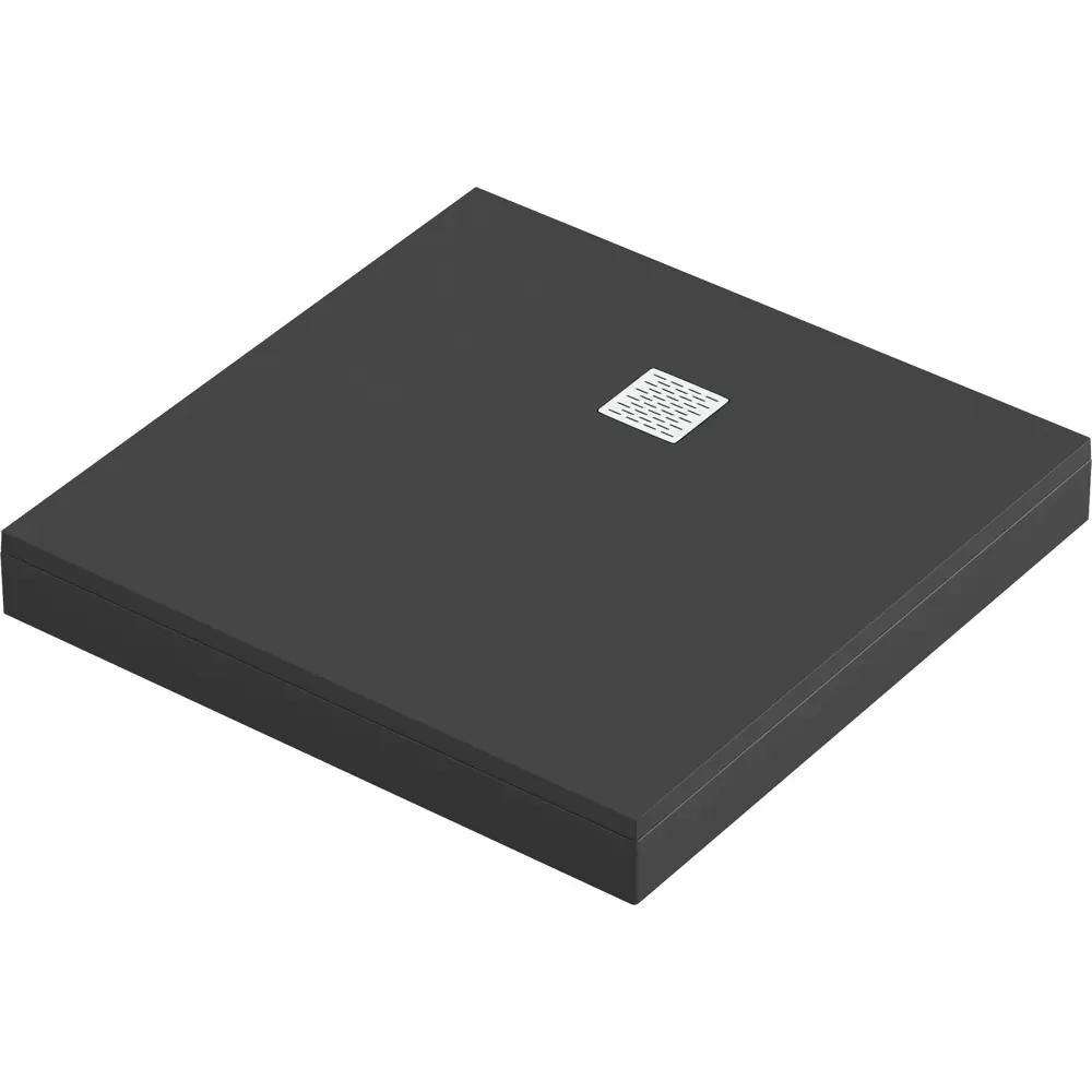 Santreyd Marble — душевой поддон из черного литьевого мрамора 100×100 см 89391631 STLM-1446809