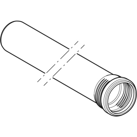 393.702.14.1 Труба Geberit Silent-Pro с раструбной муфтой Geberit  - Вид №1
