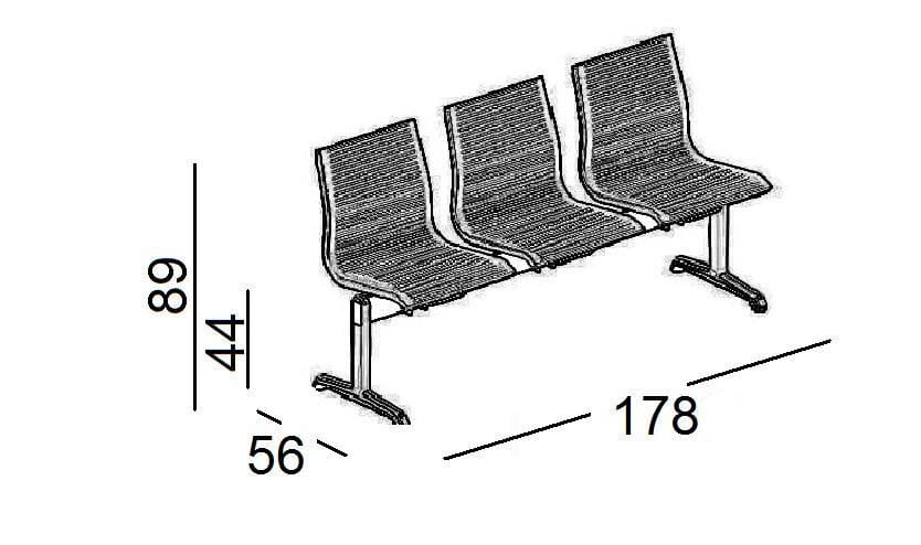 Сидя на сетчатом напольном баре Luxy Nulite ARCH-00007058 - Вид №2