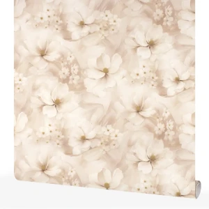 Обои флизелиновые Belvinil Апрель бежевые 1.06 м 1053-12