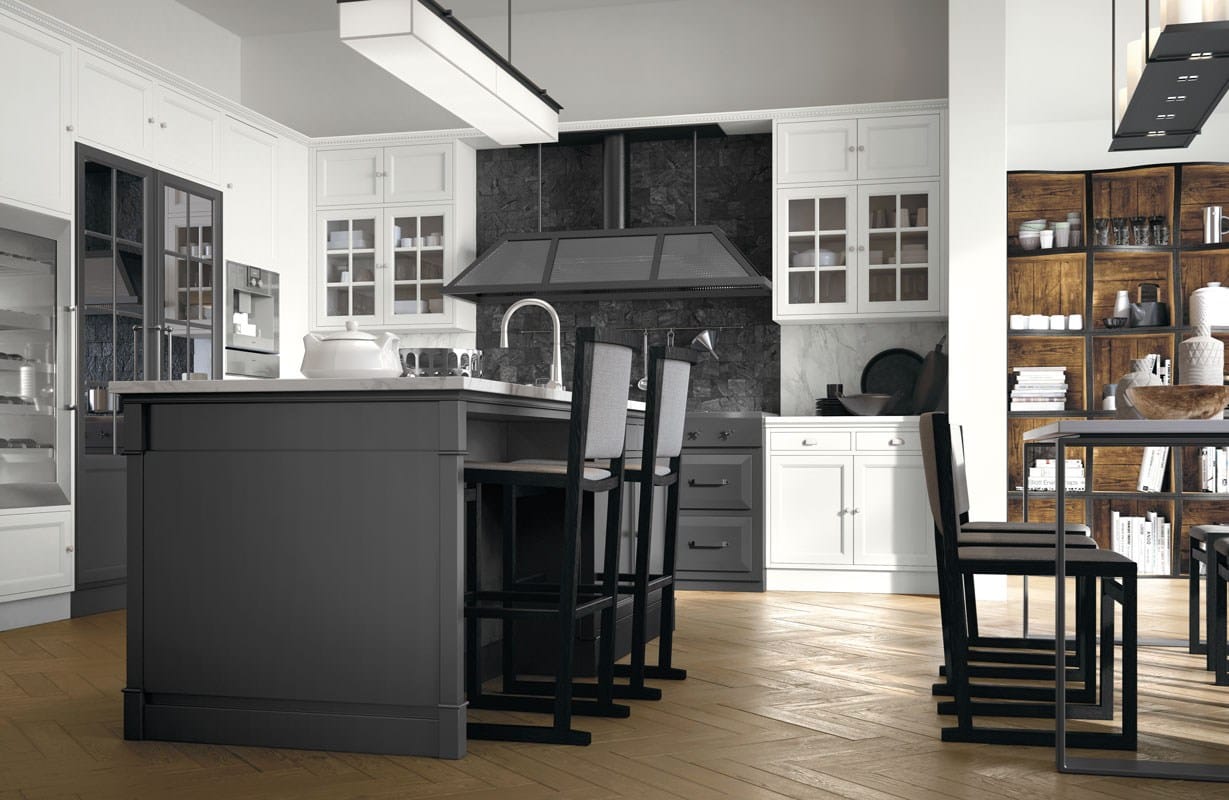 Встроенная кухня с островом Marchi Cucine итальянский вкус ARCH-00040893 - Вид №1