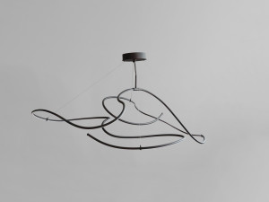 Металлическая люстра