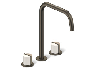 Хромированный латунный смеситель для раковины с 3 отверстиями