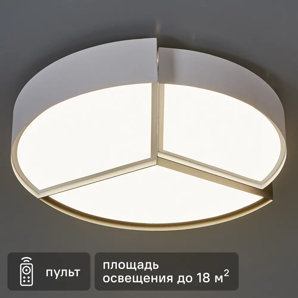 Freya SLICE — умная светодиодная люстра с ДУ для гостиной 88241788