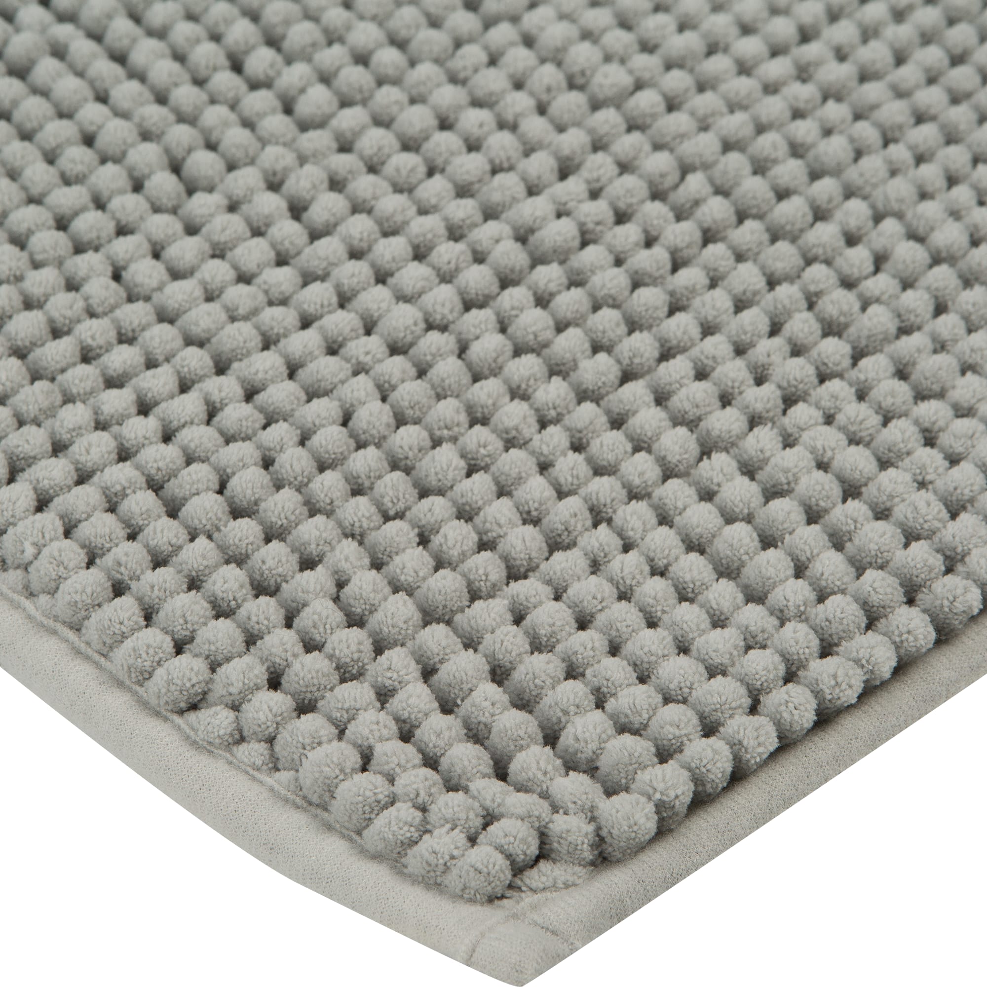 82490631 Коврик для ванной комнаты 45x70 см цвет серый Merci Santreyd - Вид №1