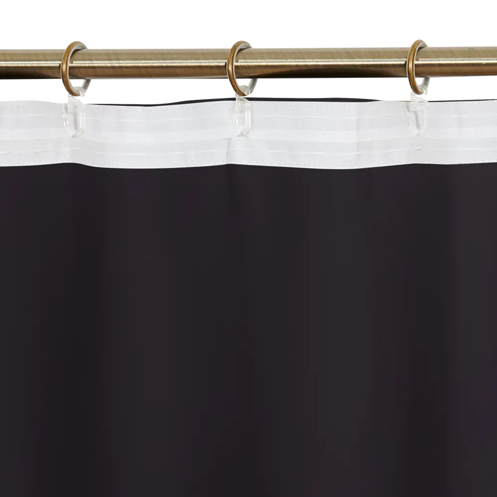 Штора на ленте блэкаут Ален 140x270 см цвет графит ТОРГОВЫЙ ДОМ ТЕКСТИЛЬ STLM-2022136 - Вид №4