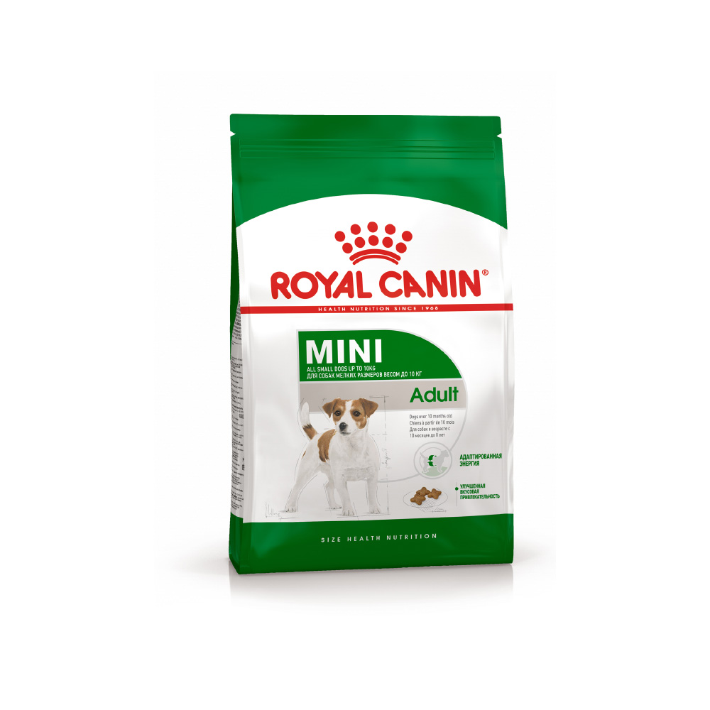 ПР0016272 Корм для собак Size Mini Adult для мелких пород с 10 мес. до 8 лет сух. 800г ROYAL CANIN 